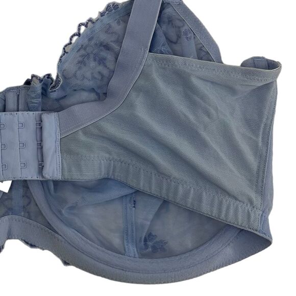 Panache Ariza 5051 Underwire Balconnet Non Padded Blue Bra Size 40GG - Picture 8 of 12